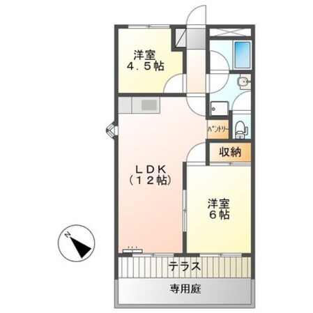 久居駅 徒歩15分 1階の物件間取画像